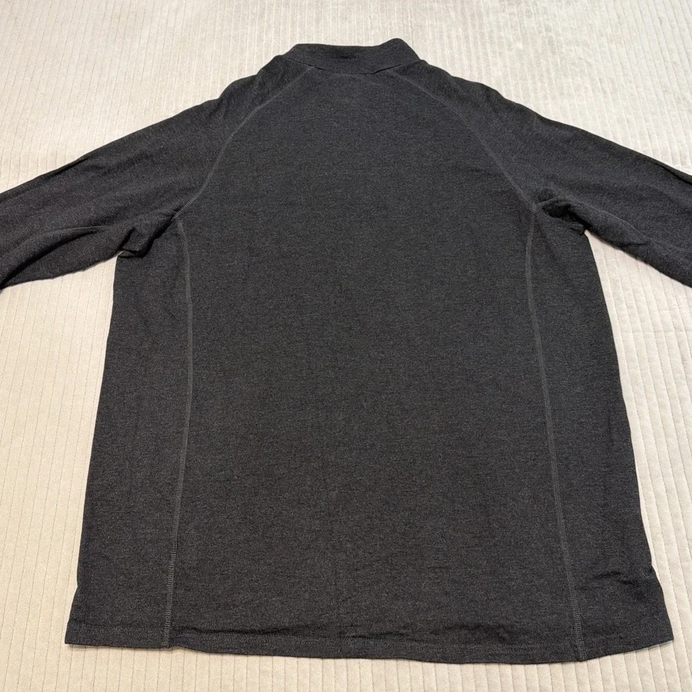 Free Fly Pullover Mens 2XL Gray Bamboo Heritage 1/4 Zip Mock Neck Fleece